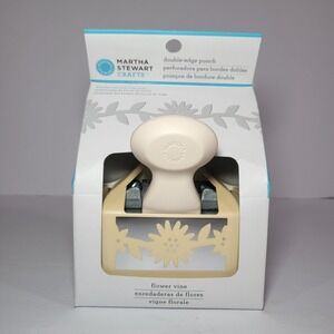 Martha Stewart Crafts Flower Vine Deep Edge Punch Double Border Tool 42-75005